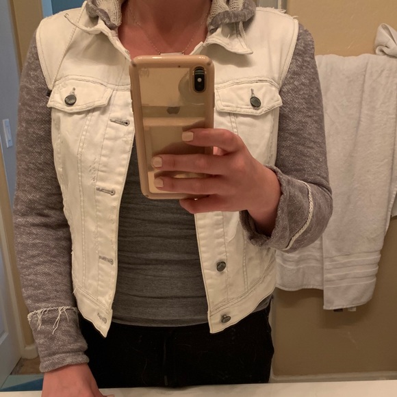 Free people mixed fabric jacket - Picture 6 of 7